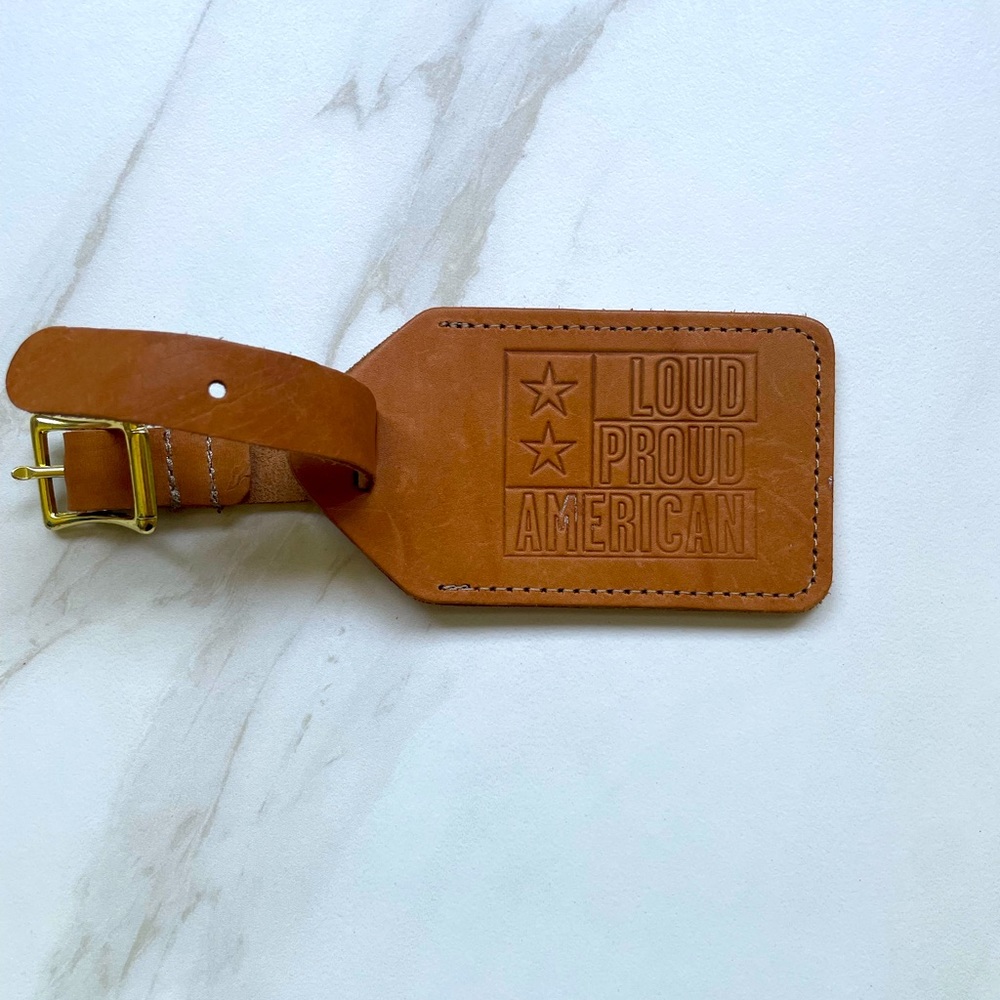 Loud Proud American Luggage Tag